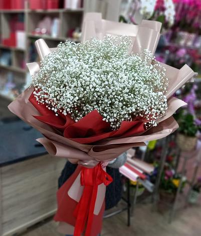 Букет цветов из: Гипсофила в Вичуге