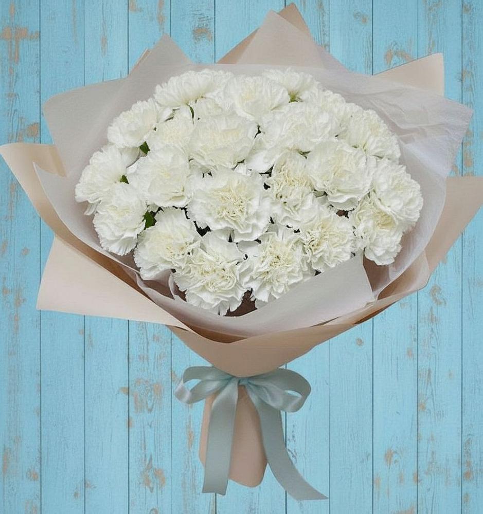 Букет цветов из: Гвоздики в Вичуге