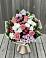 Букет цветов из: Альстромерии, Гвоздики, Розы и Хризантемы в Вичуге