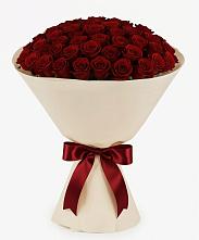Букет 101 Бордовая роза Блэк Бакарра в Вичуге