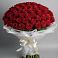 Букет 101 Красная роза Блэк Мэджик в Вичуге
