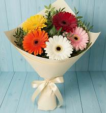 Букет цветов из:  Герберы в Вичуге