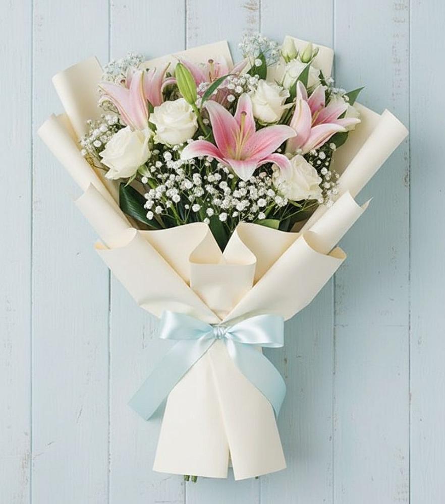 Букет цветов из: Лилии в Вичуге