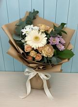 Букет цветов из:  Герберы и Хризантемы в Вичуге
