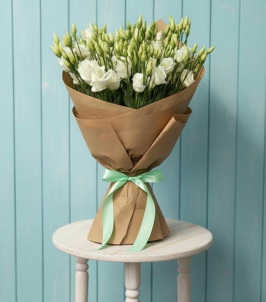 Букет цветов из: Лизиантусы в Вичуге