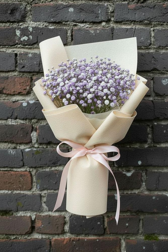 Букет цветов из: Гипсофила в Вичуге