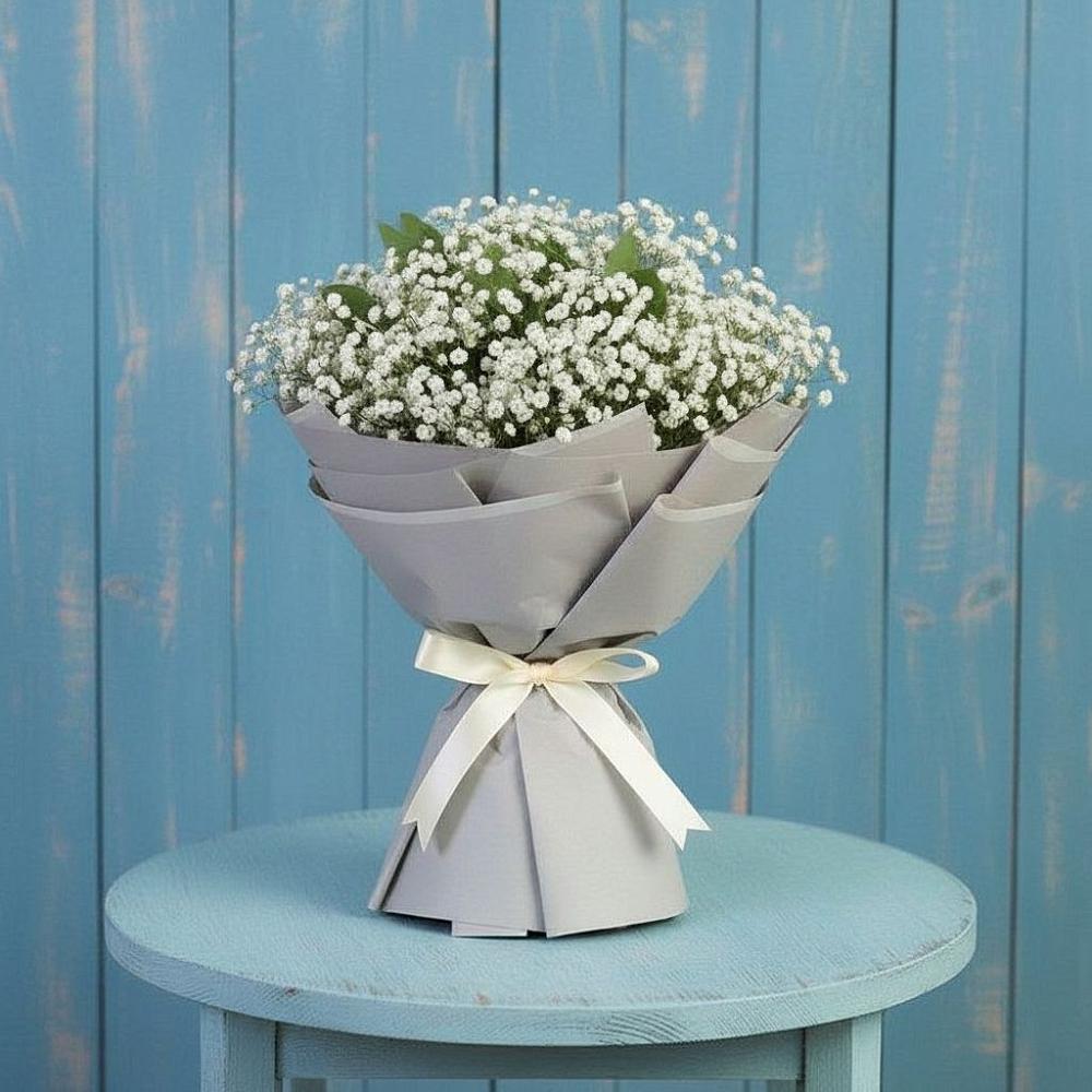 Букет цветов из: Гипсофила в Вичуге