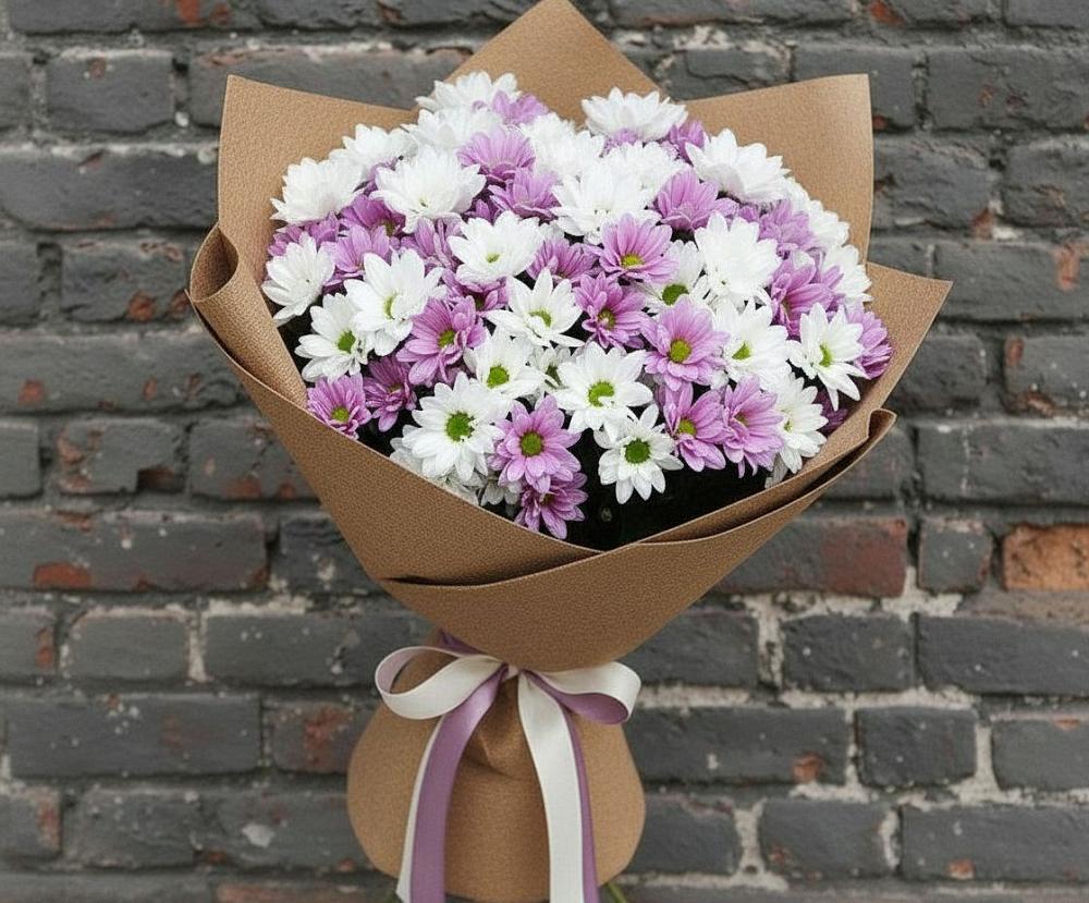 Букет цветов из: Хризантемы в Вичуге