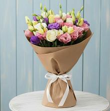 Букет цветов из:  Лизиантусы в Вичуге